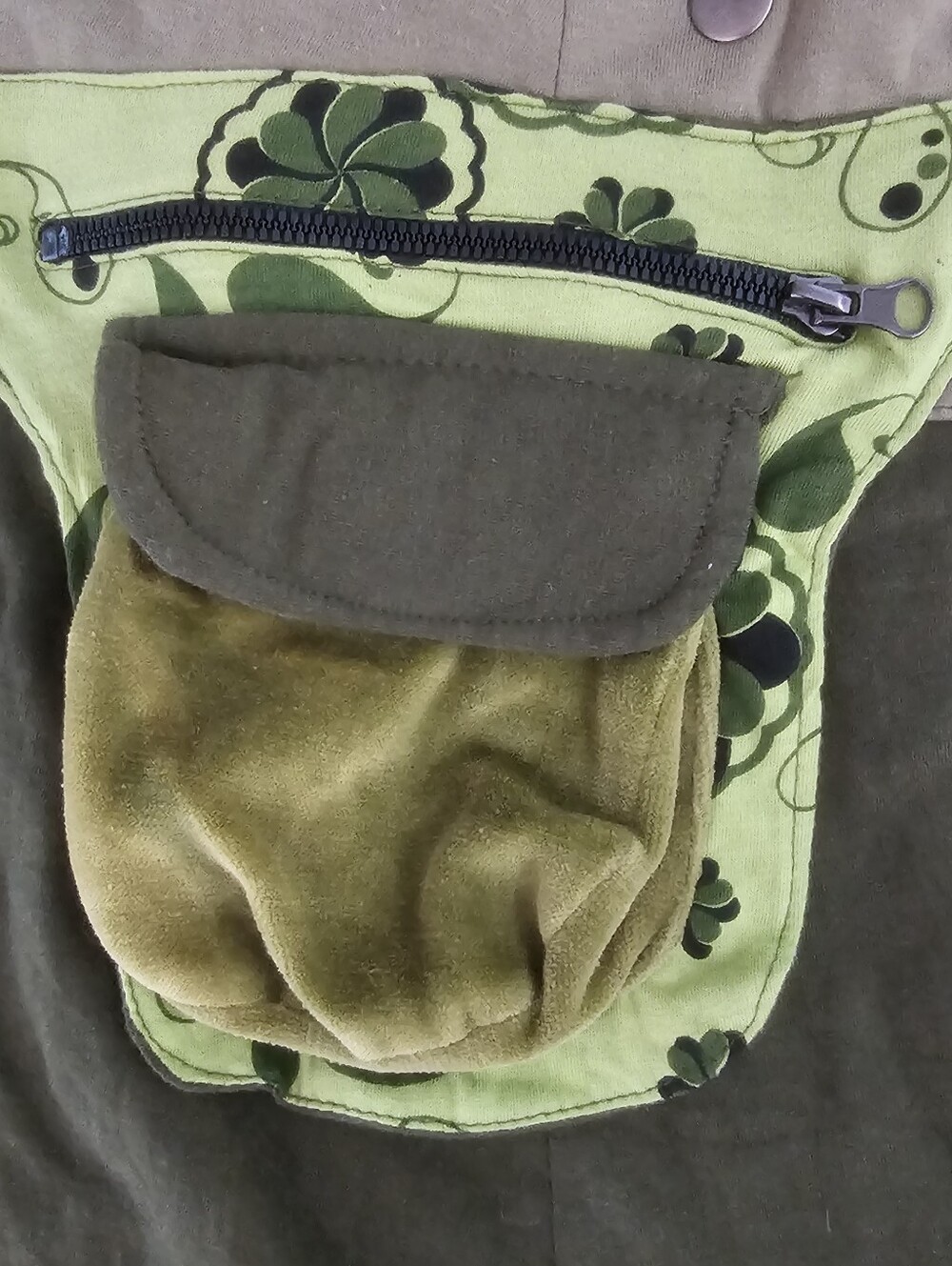 Kathmandu Imports Handmade Nepal Festival Mini Skirt Dreamcatcher Utility Pouch - Picture 9 of 15